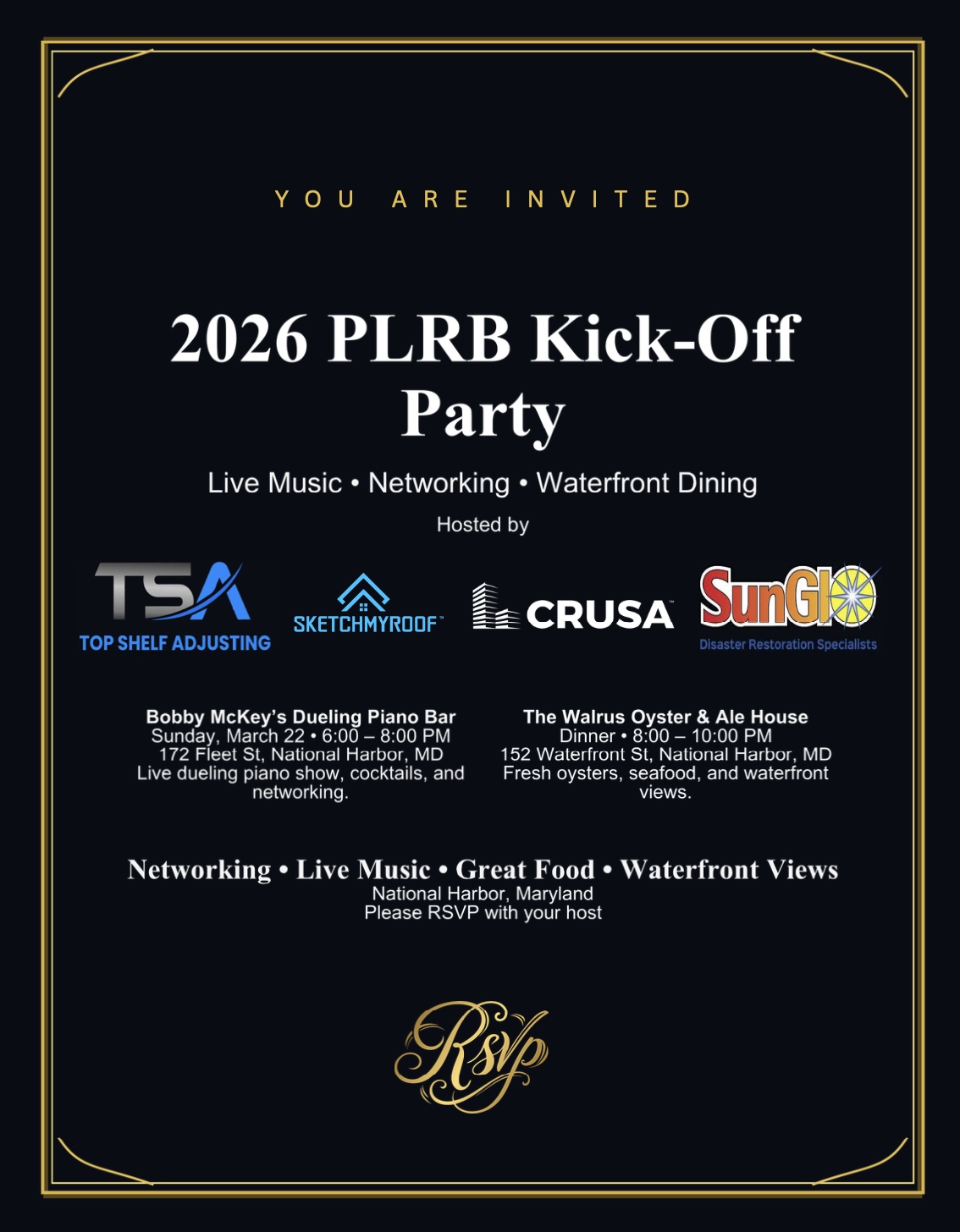2026 PLRB Kick-Off Party Invitation